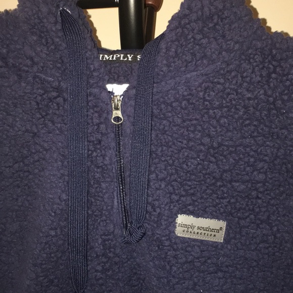 Sherpa Pullover w/ Hoodie - Picture 2 of 4